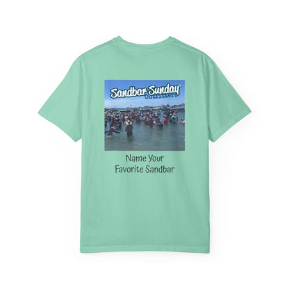 Sandbar Sunday T-Shirt — Customizable Beach Party Tee