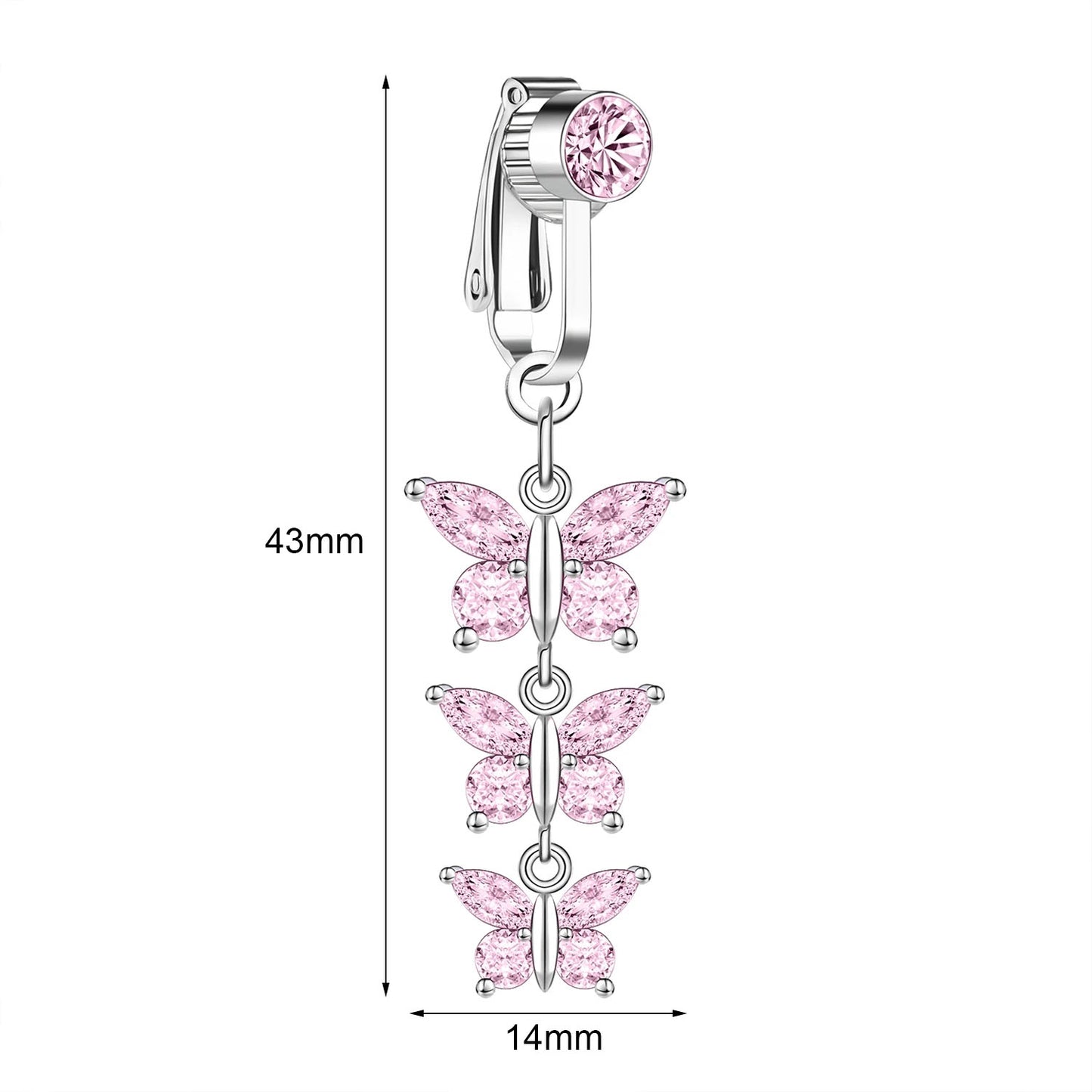 Clip-On Belly Button Piercing