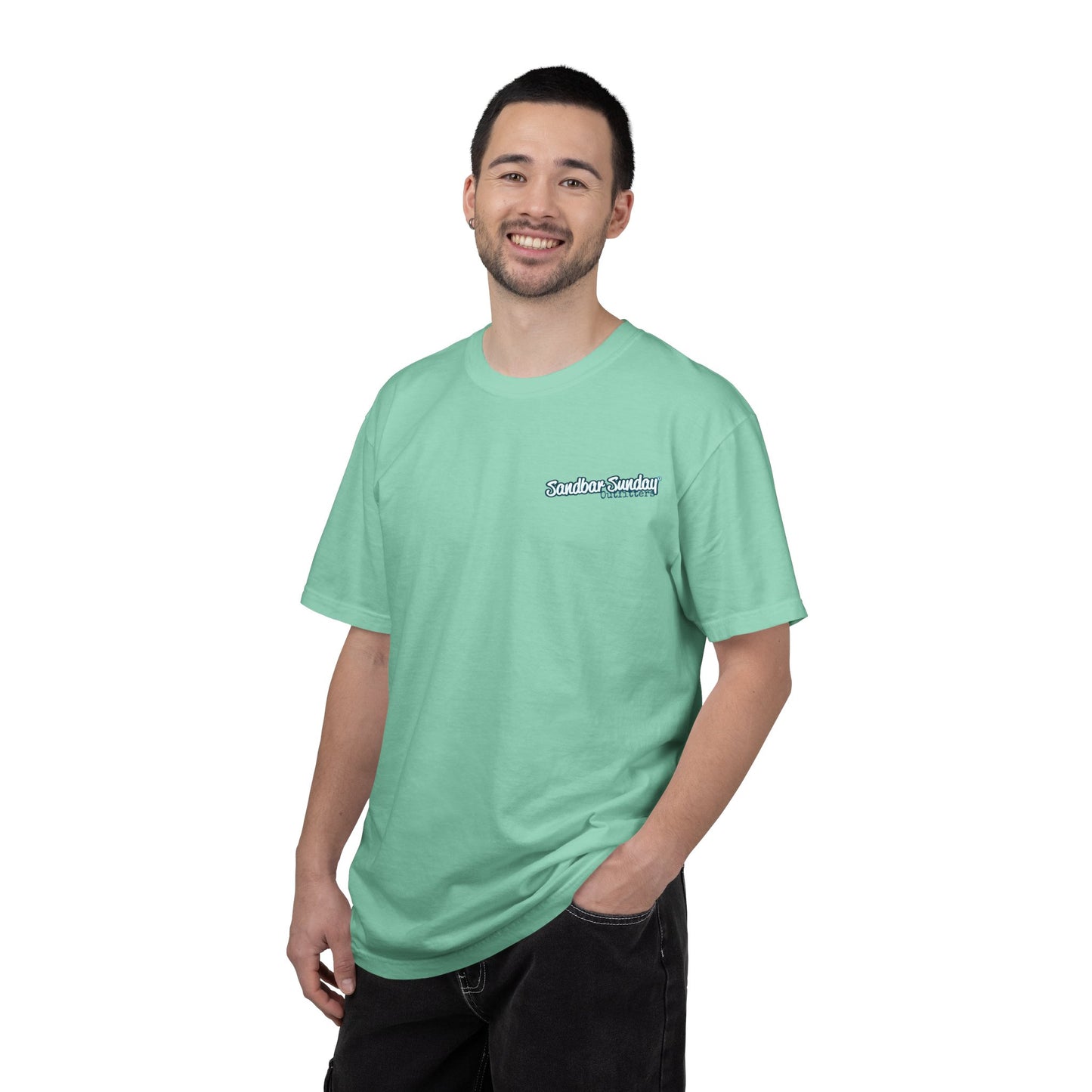 Sandbar Sunday T-Shirt — Customizable Beach Party Tee
