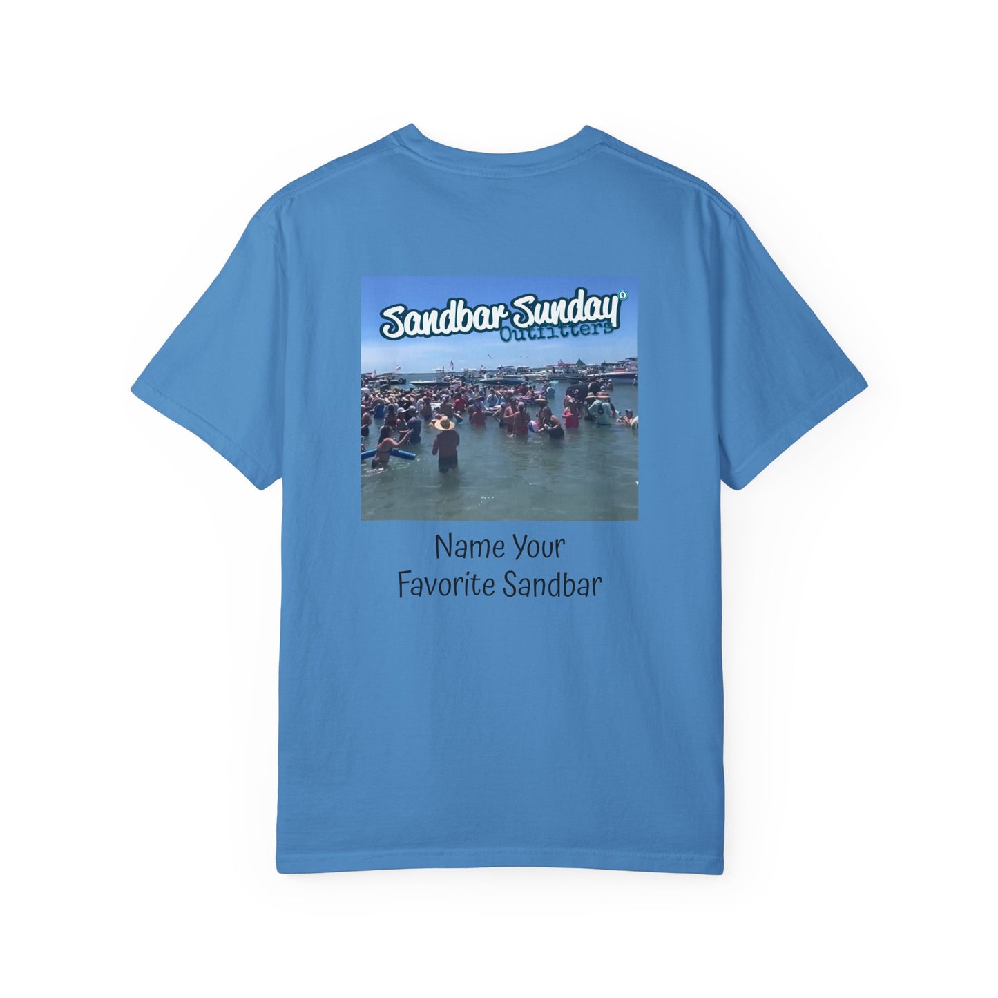 Sandbar Sunday T-Shirt — Customizable Beach Party Tee