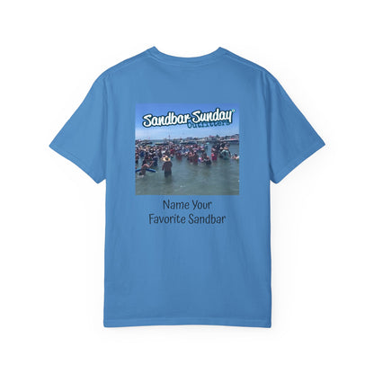 Sandbar Sunday T-Shirt — Customizable Beach Party Tee