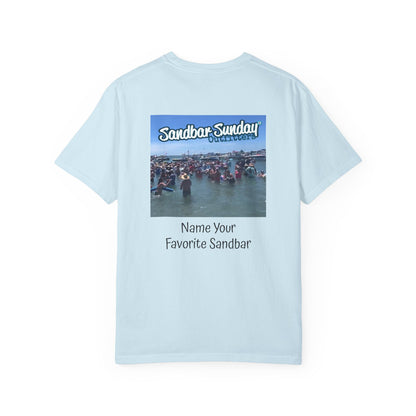 Sandbar Sunday T-Shirt — Customizable Beach Party Tee
