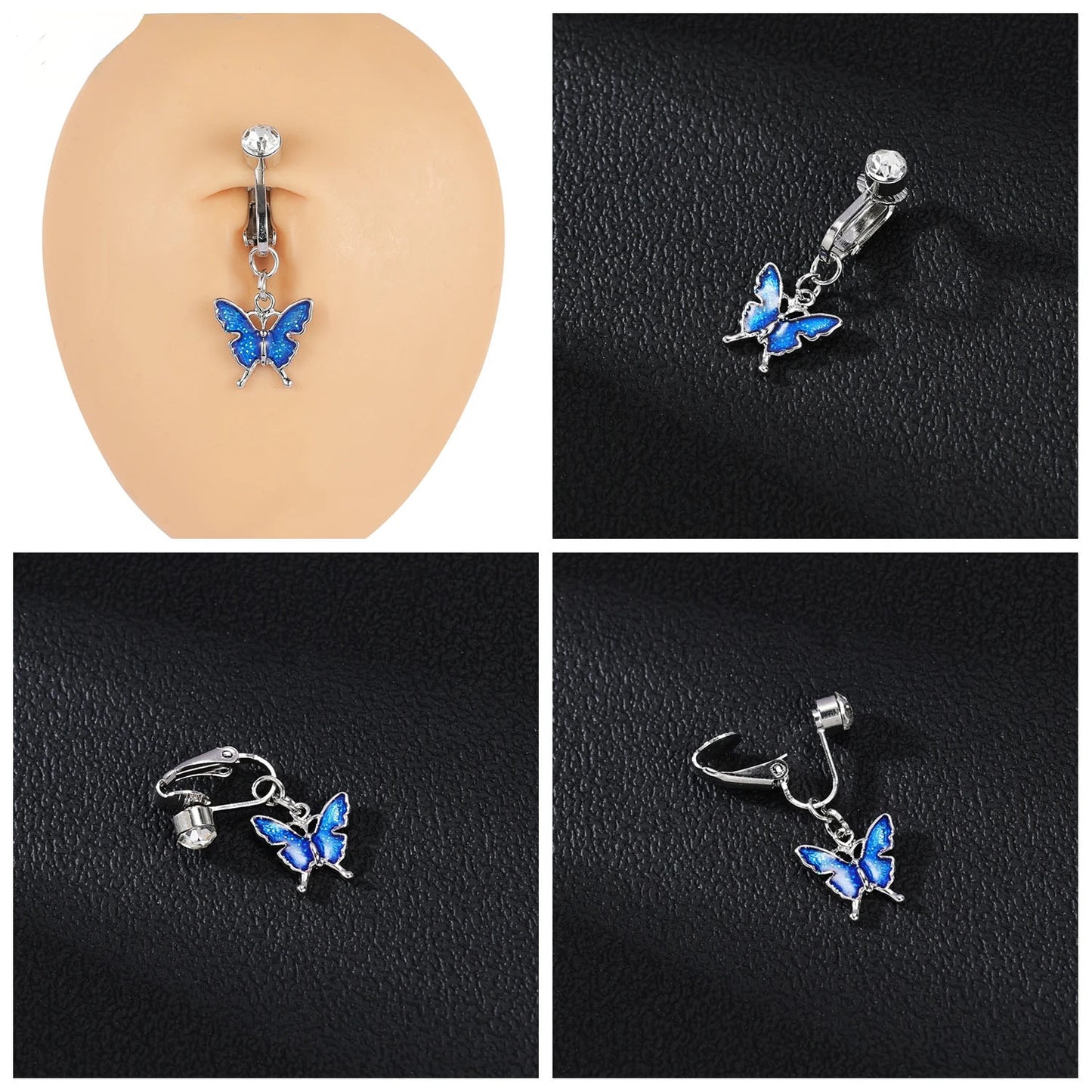 Clip-On Belly Button Piercing