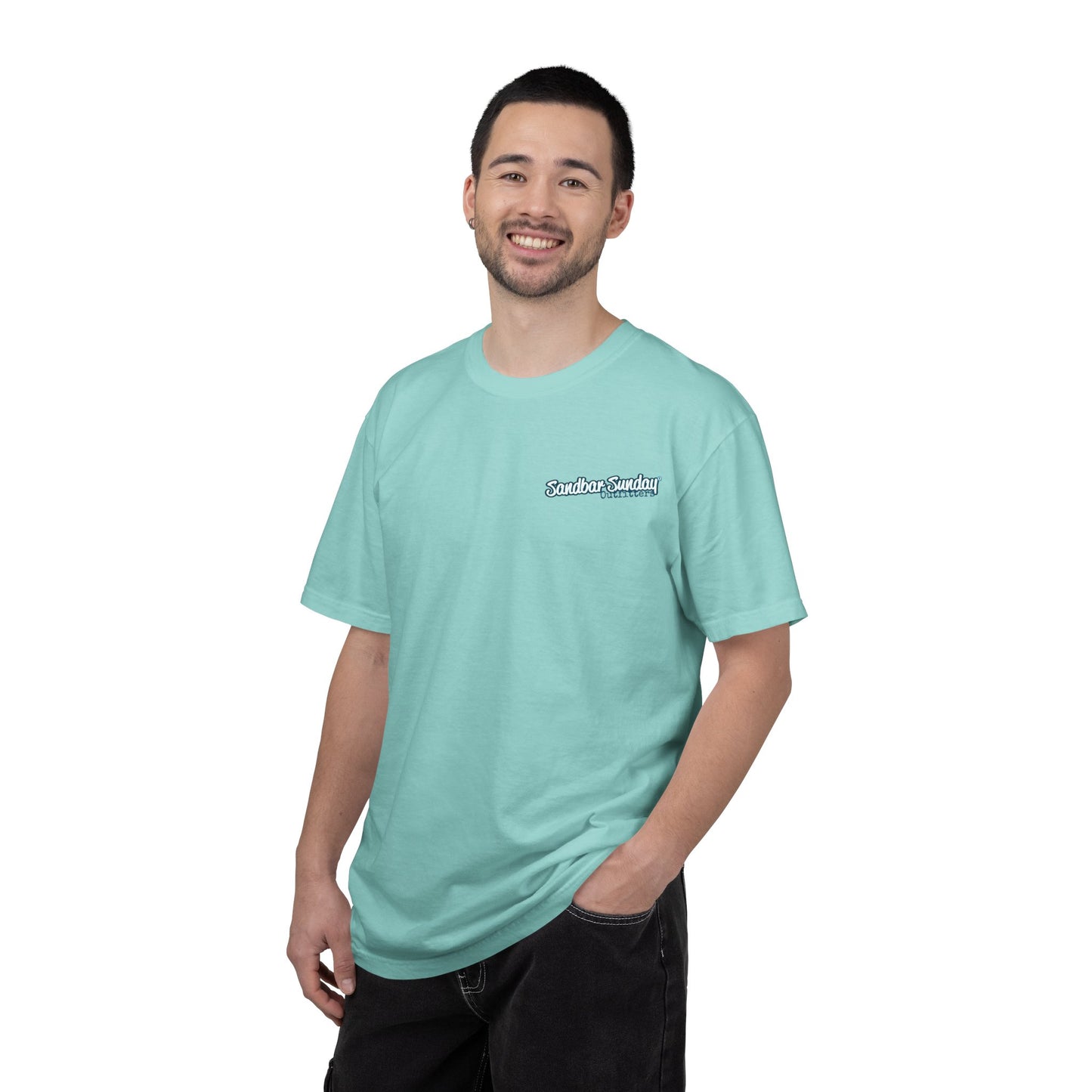 Sandbar Sunday T-Shirt — Customizable Beach Party Tee