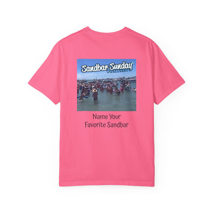 Sandbar Sunday T-Shirt — Customizable Beach Party Tee