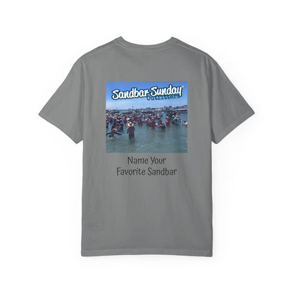 Sandbar Sunday T-Shirt — Customizable Beach Party Tee